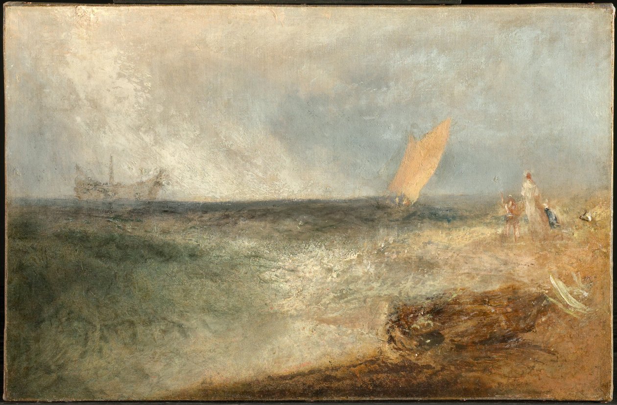 Näkymä Margaten edustalla illalla tekijältä Joseph Mallord William Turner