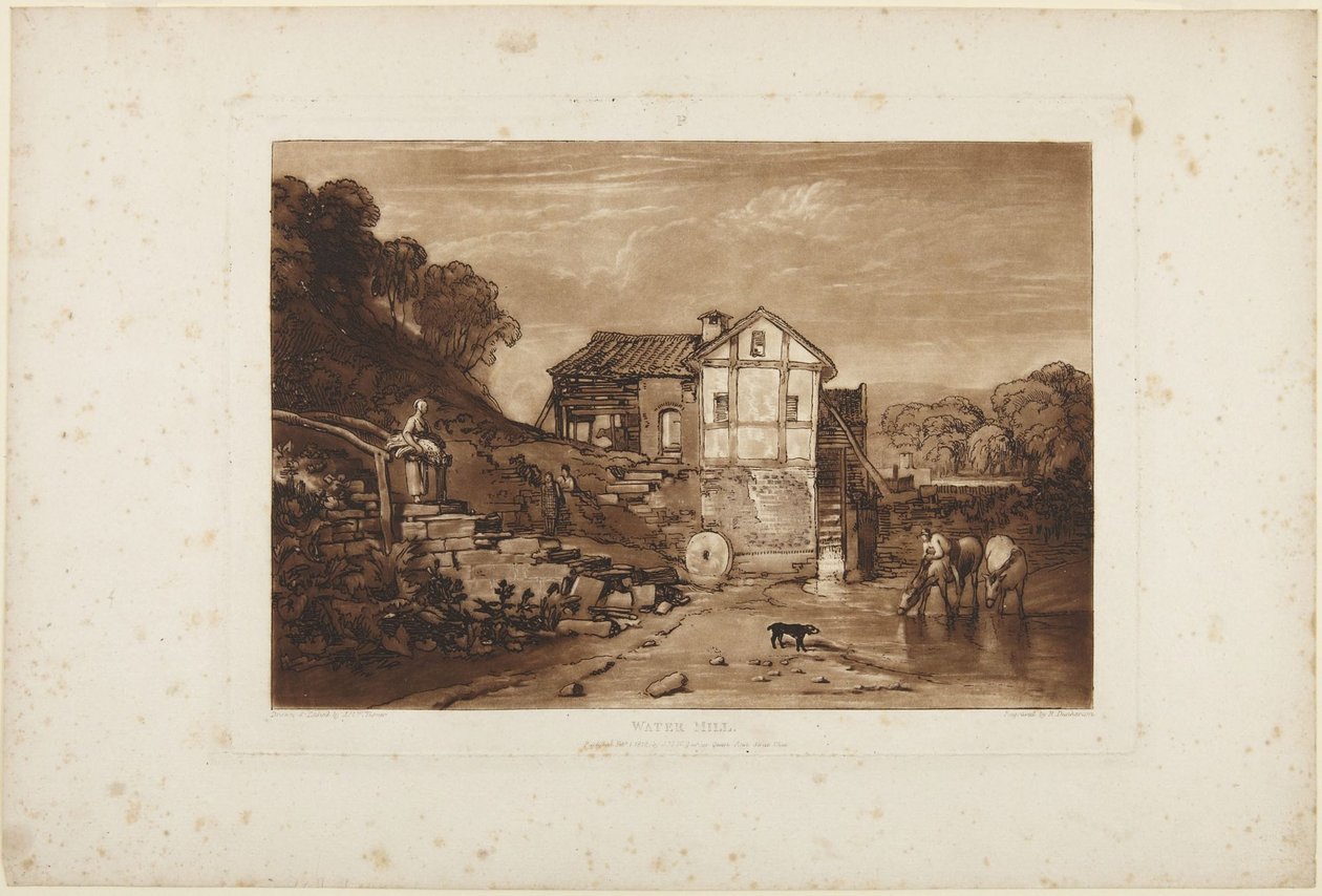 Vesimylly tekijältä Joseph Mallord William Turner