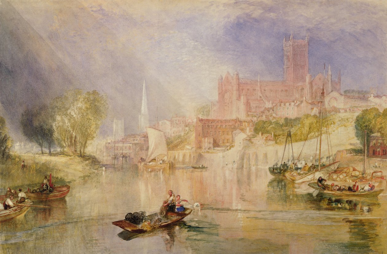 Worcester, n. 1833 tekijältä Joseph Mallord William Turner