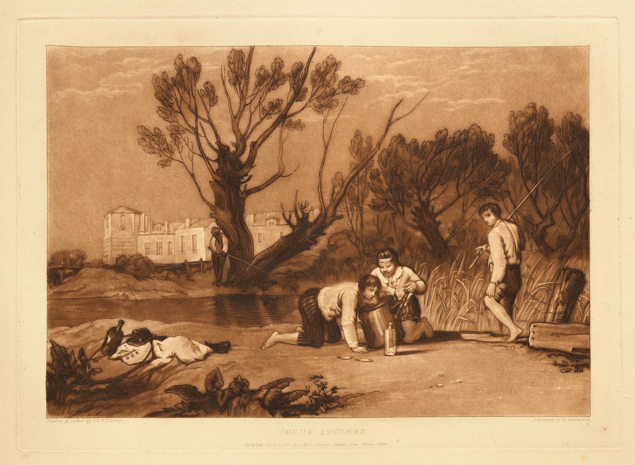 Nuoret onkijat tekijältä Joseph Mallord William Turner