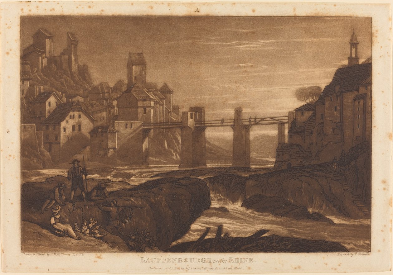Lauffenbourgh Reinin varrella tekijältä Joseph Mallord William Turner and Thomas Hodgetts