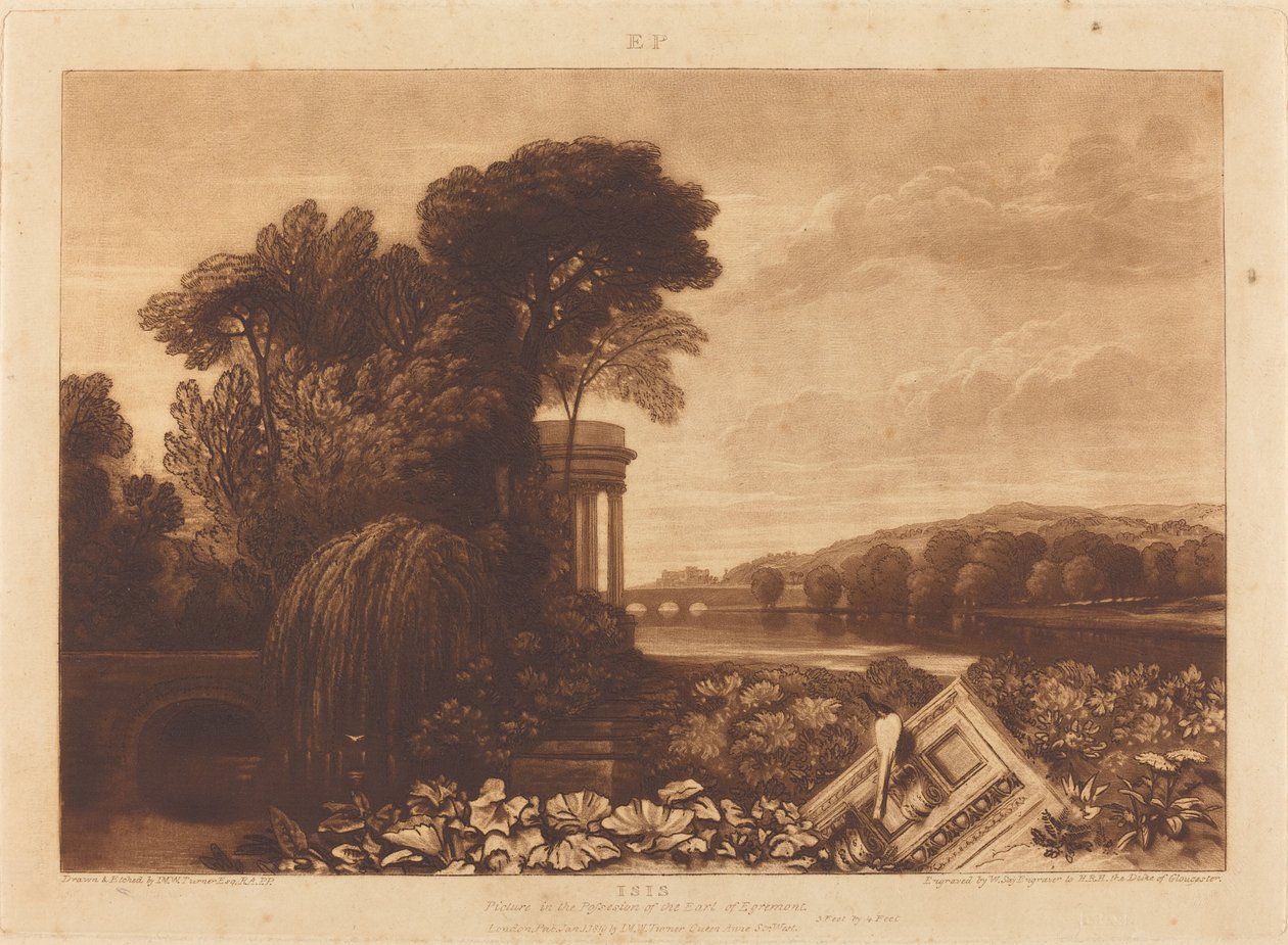 Isis tekijältä Joseph Mallord William Turner and William Say