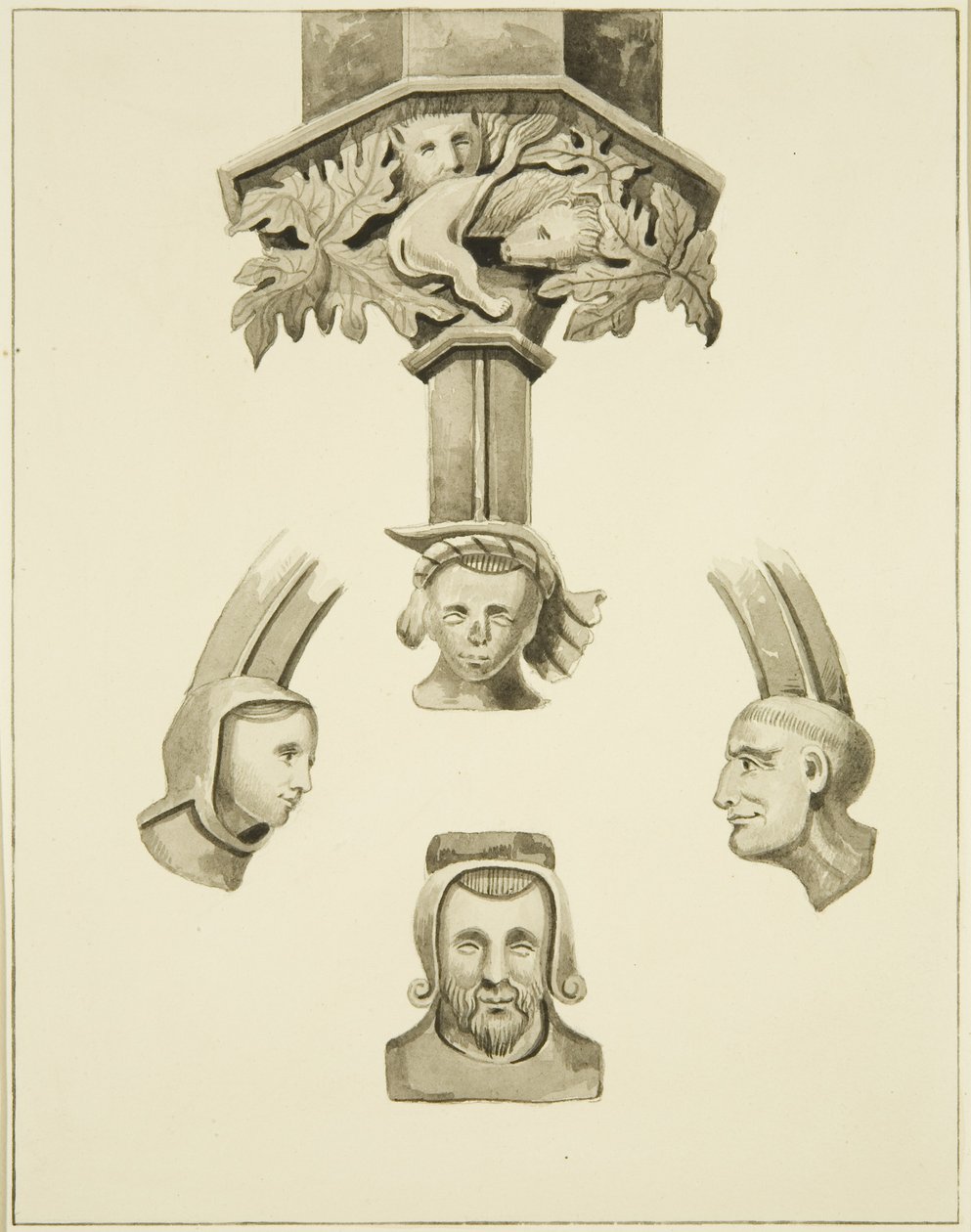 Corbels in St Mark