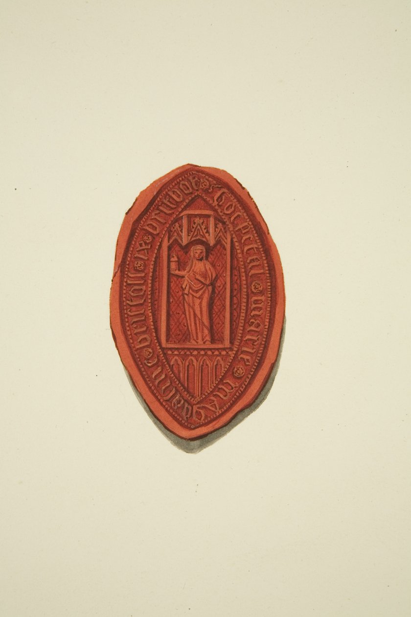 Sairaalan sinetti Marie Magdaline [Mary Magdalen] Bristoll IX Britbow tekijältä Joseph Manning