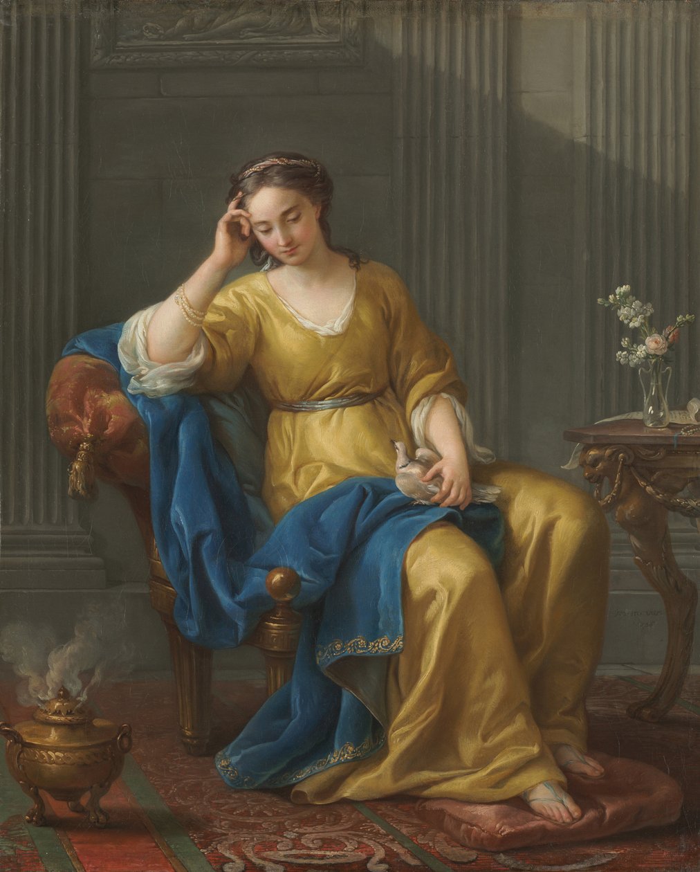 Makea melankolia, 1756 tekijältä Joseph Marie Vien