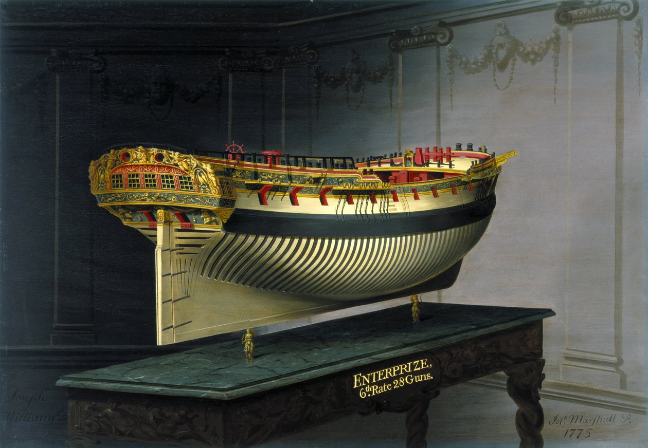 HMS Enterprise, 1775 tekijältä Joseph Marshall