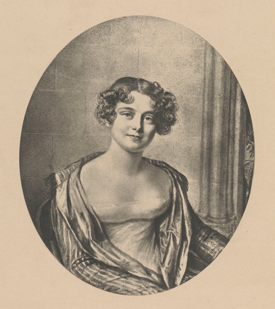 Lady Jane Franklin (1792-1875) tekijältä Joseph Mathias Negelen
