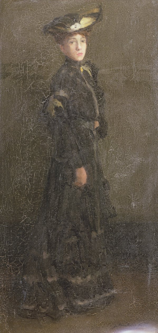 Parisian Lady (öljy kankaalle) tekijältä Joseph Milner Kite