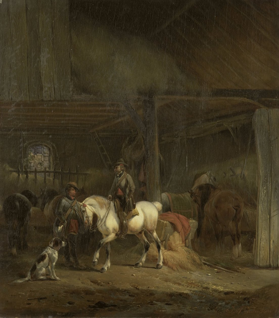 Hevostalli tekijältä Joseph Moerenhout