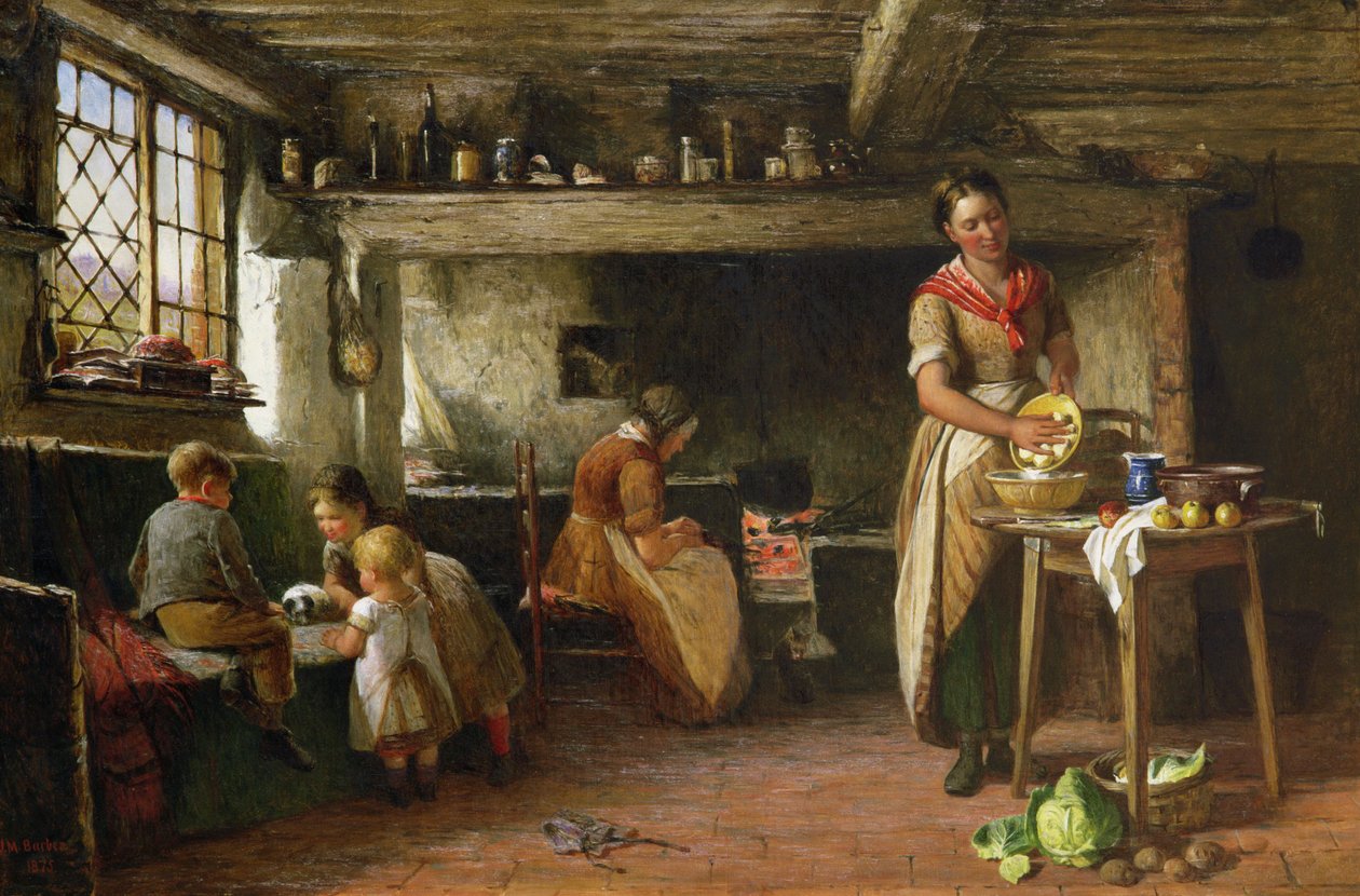 Mökki, 1875 tekijältä Joseph Moseley Barber