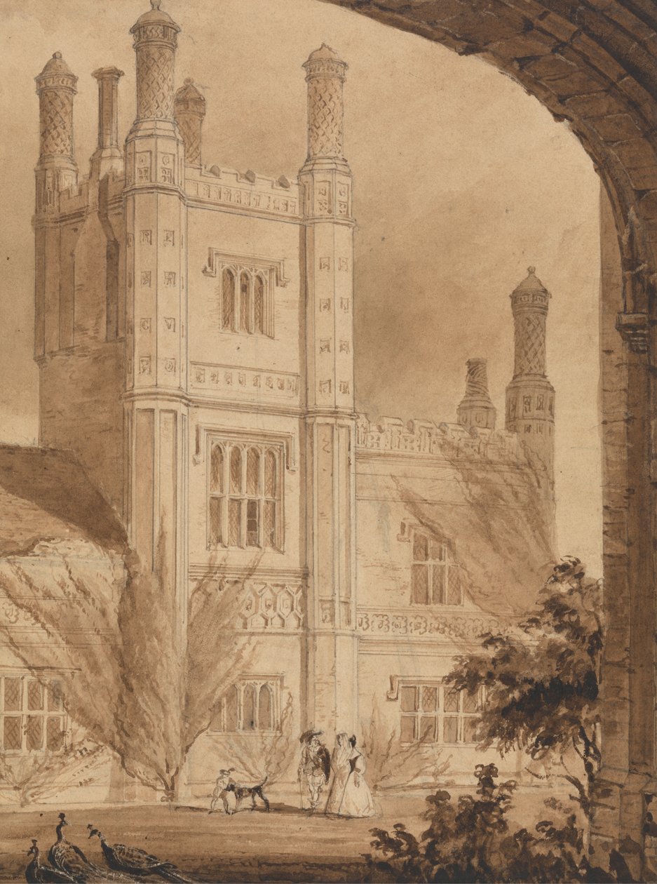 The Tower of the Manor House, East Barsham, Norfolk tekijältä Joseph Nash