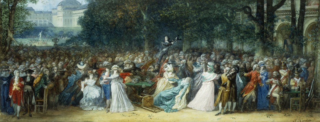 Camille Desmoulins Palais Royalessa tekijältä Joseph Navlet