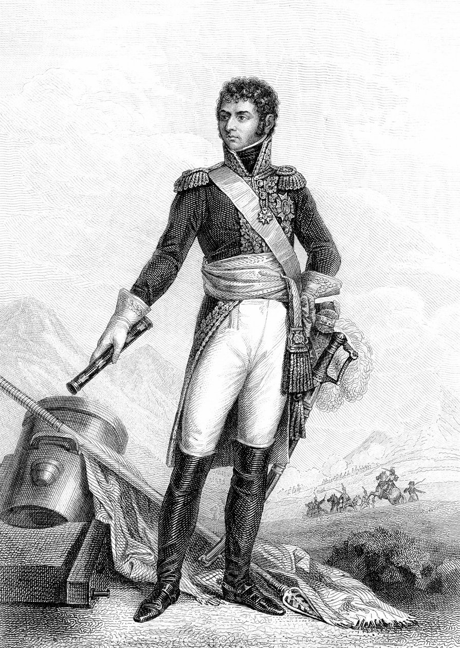 Marsalkka Jean-Baptiste-Jules Bernadotte, Ruotsin Kaarle XIV (kaiverrus) tekijältä Joseph Nicolas (after) Jouy