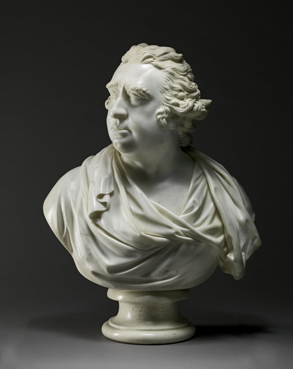 Charles James Fox (1749-1806) 1792 (marmori) tekijältä Joseph Nollekens