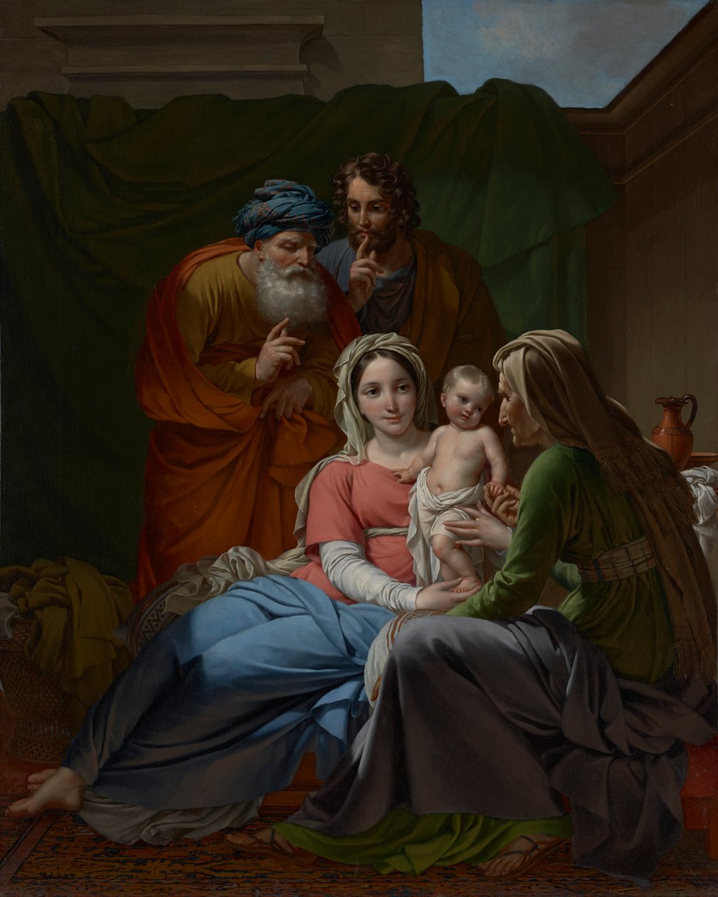 Pyhä perhe, noin 1820 tekijältä Joseph Paelinck