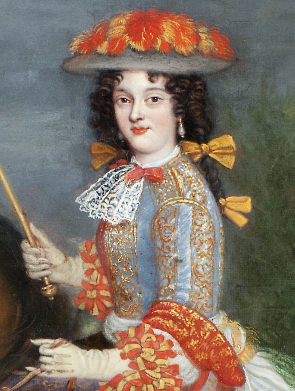 Marie Anne Mancini - Skoklosterin linna (rajattu ja muokattu) tekijältä Joseph Parrocel