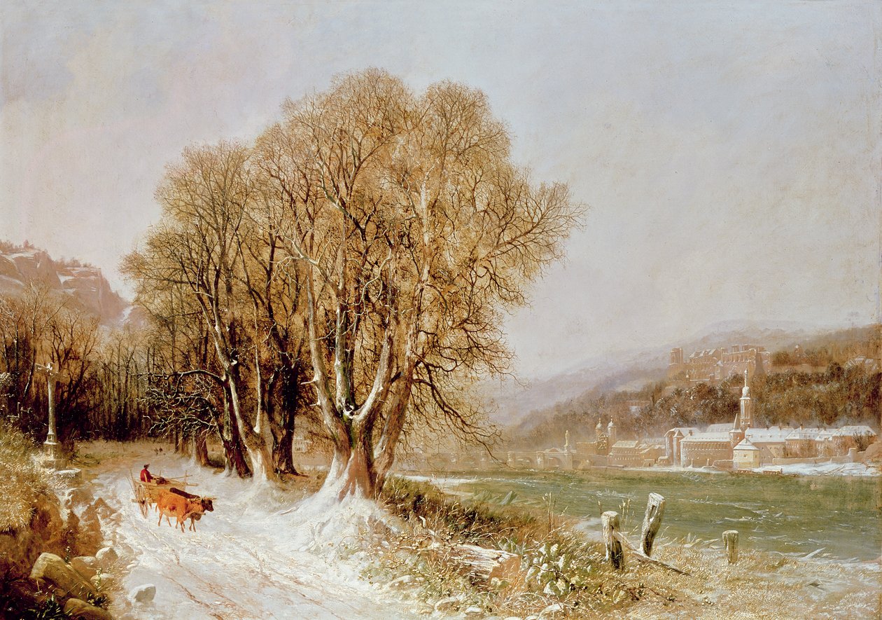 Neckar-joella, Heidelbergissä tekijältä Joseph Paul Pettit