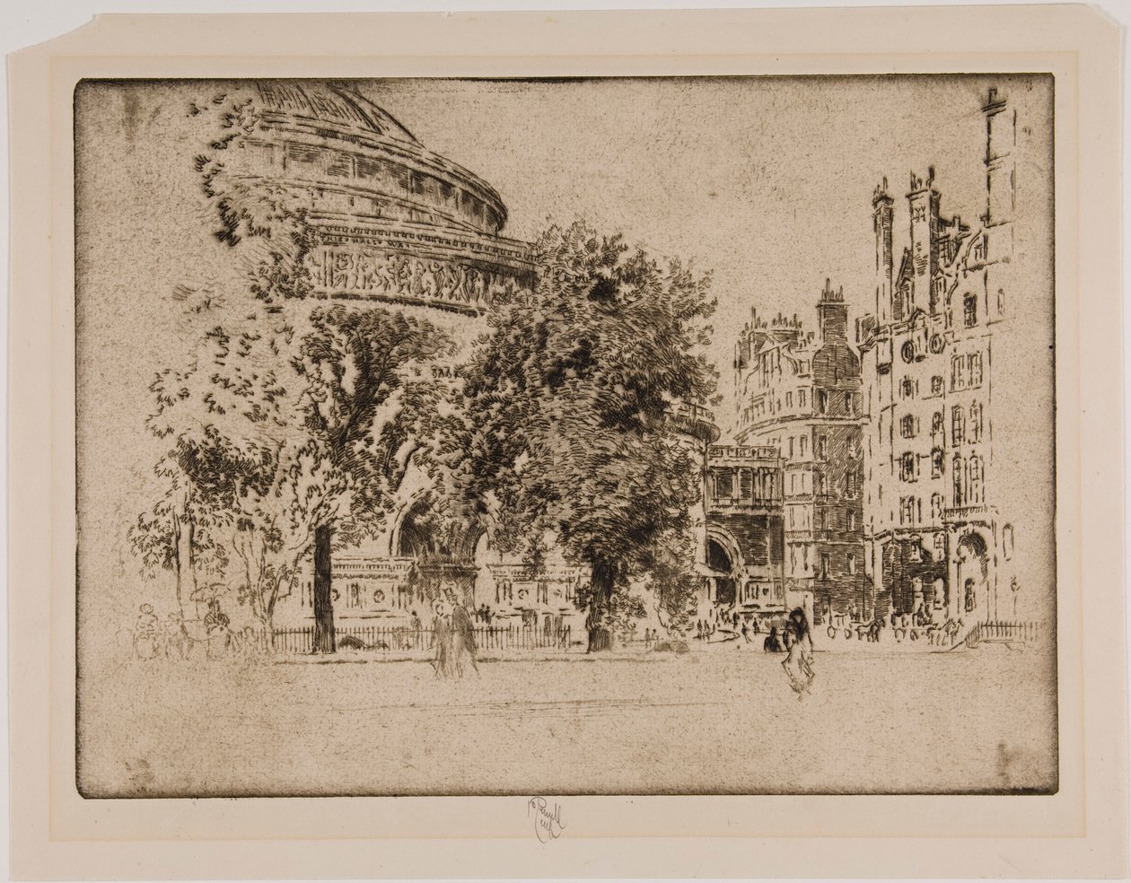 Albert Hall, Lontoo tekijältä Joseph Pennell