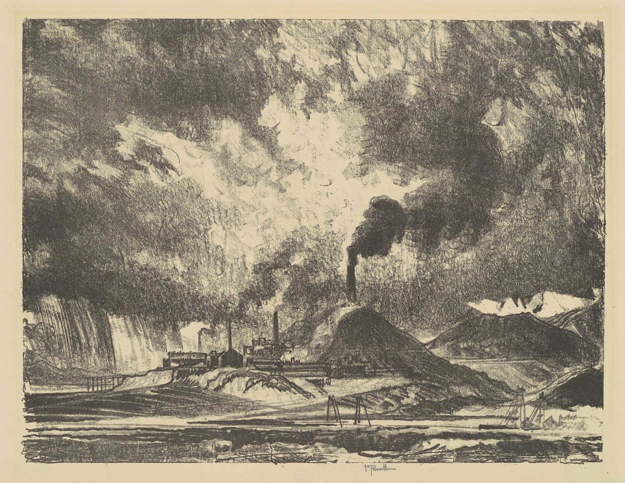 Anaconda, Montana, 1915. tekijältä Joseph Pennell