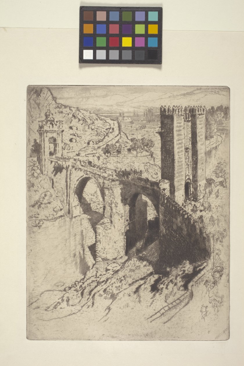 Ponte de Alcântara (gravura) finlandesa tekijältä Joseph Pennell