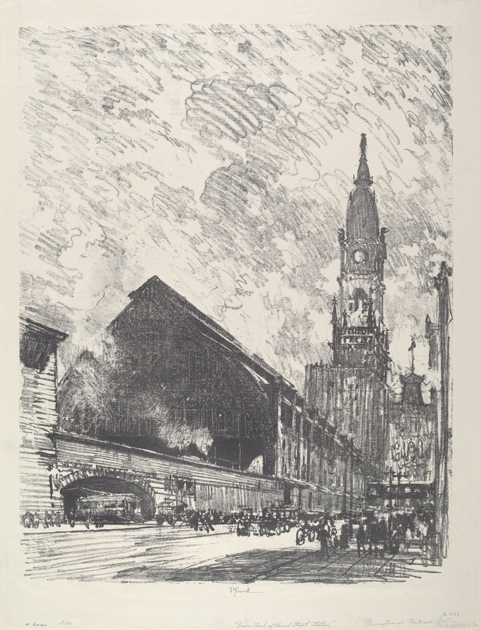 Broad St. Station tekijältä Joseph Pennell