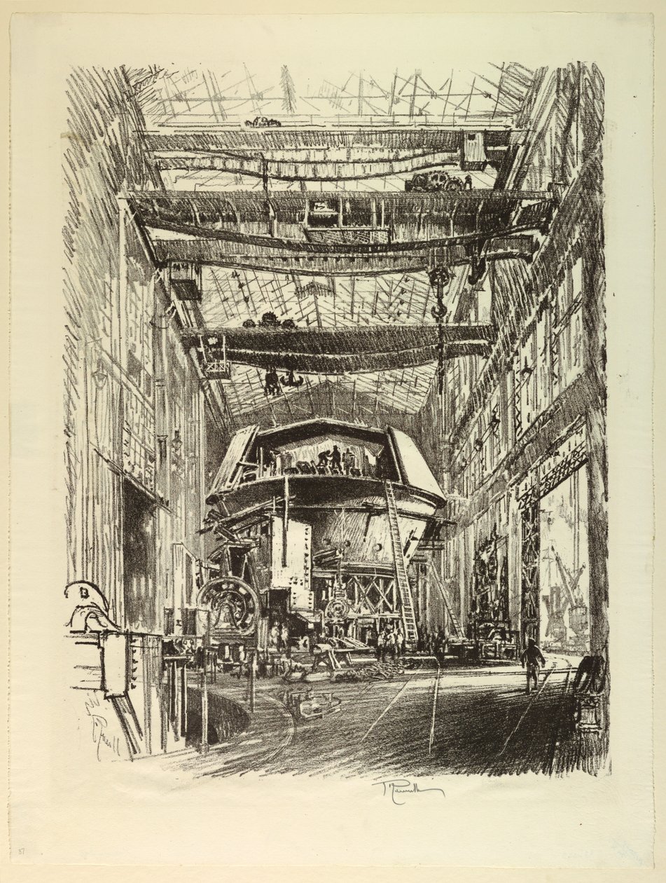 Construcció de la Gran Torreta finlandesa tekijältä Joseph Pennell