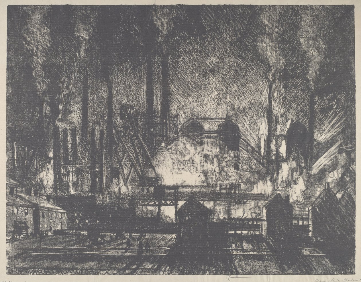 Vaihtovuorot, Charleroi tekijältä Joseph Pennell