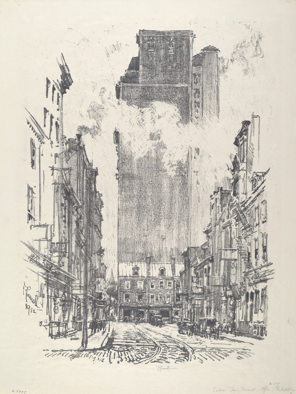 Sansom Streetillä tekijältä Joseph Pennell