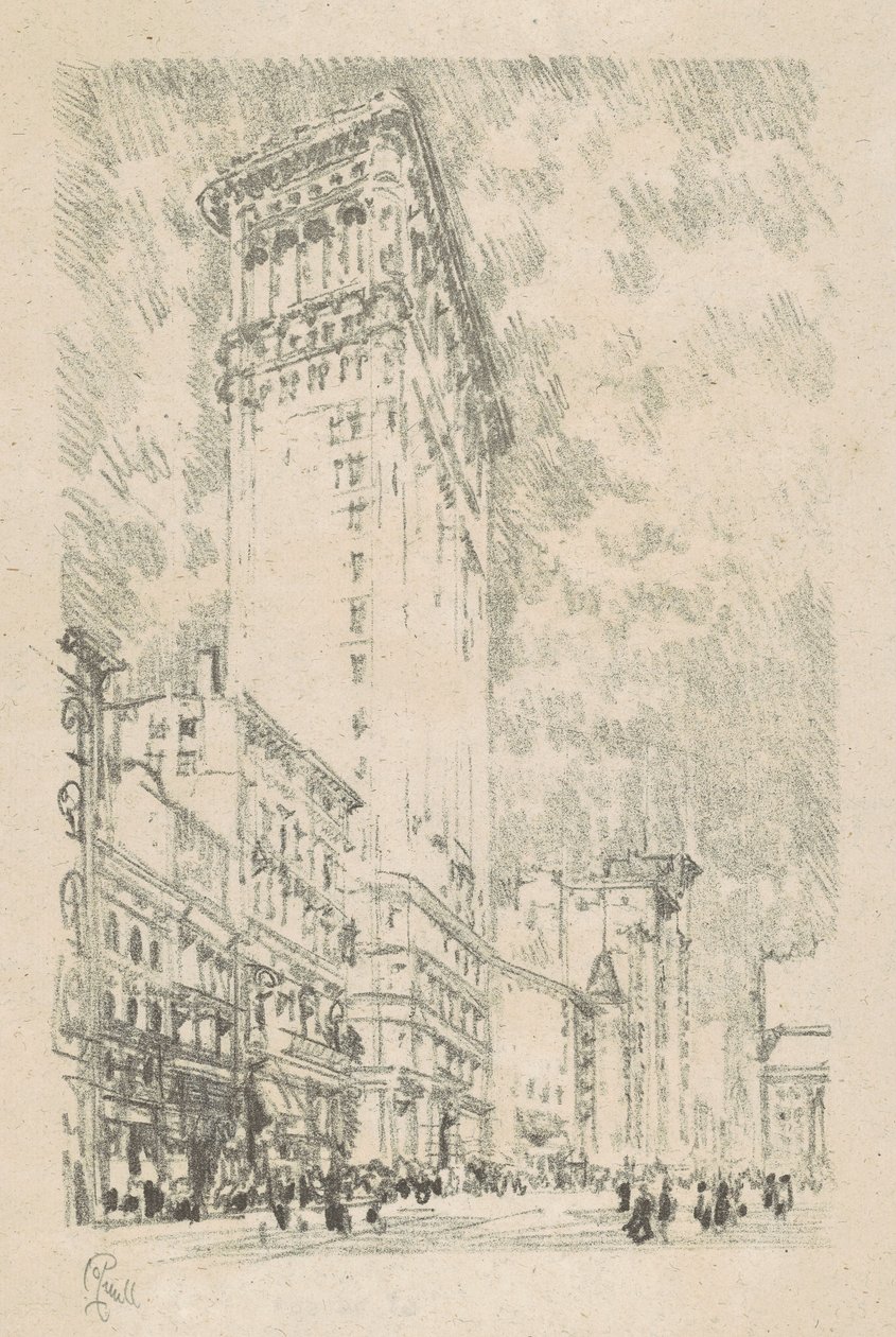 Flatiron-rakennus tekijältä Joseph Pennell
