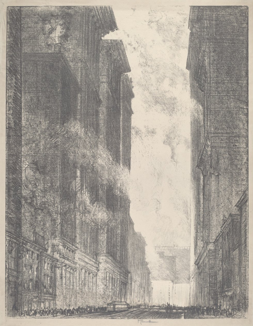Neljäs Avenue tekijältä Joseph Pennell
