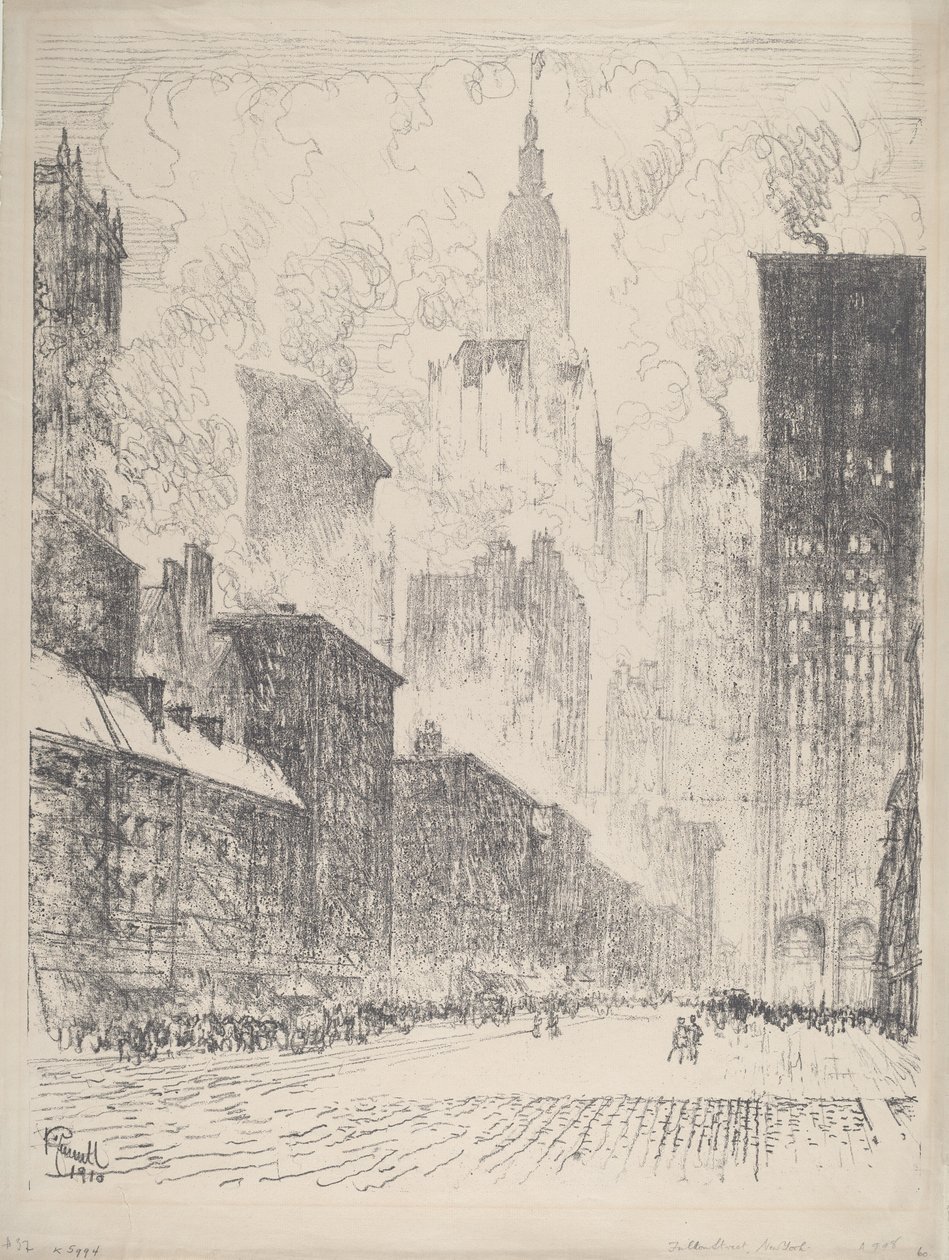 Fulton Streetiltä tekijältä Joseph Pennell