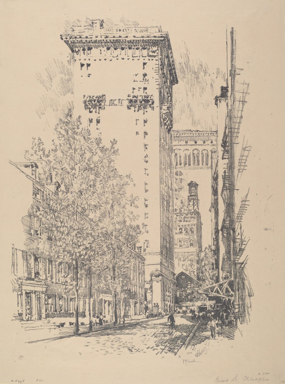 Girard Street tekijältä Joseph Pennell