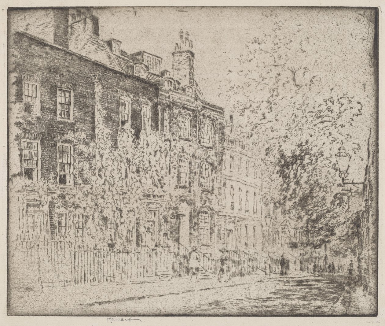 Great College Street, Westminster tekijältä Joseph Pennell