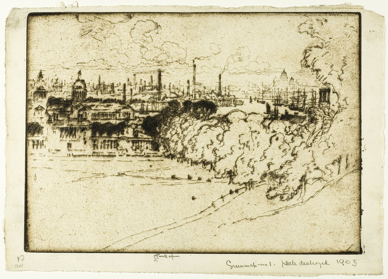 Greenwich Park, nro 1 tekijältä Joseph Pennell