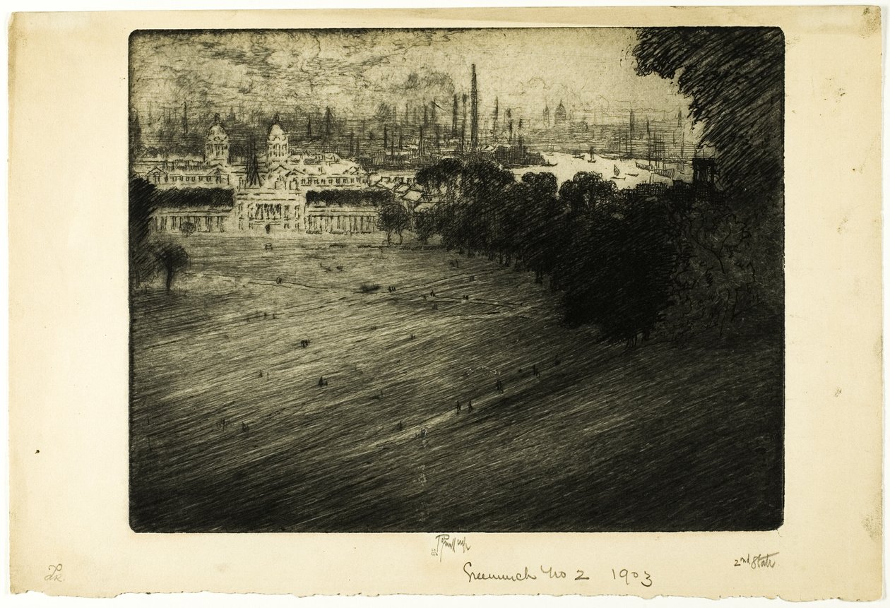 Greenwich Park, nro 2 tekijältä Joseph Pennell