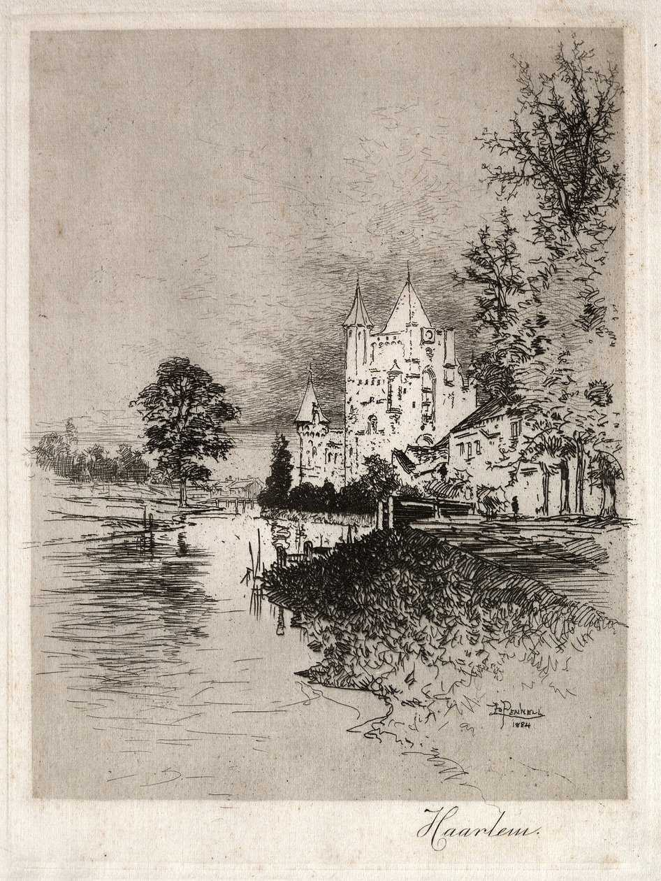 Haarlem, 1884. tekijältä Joseph Pennell