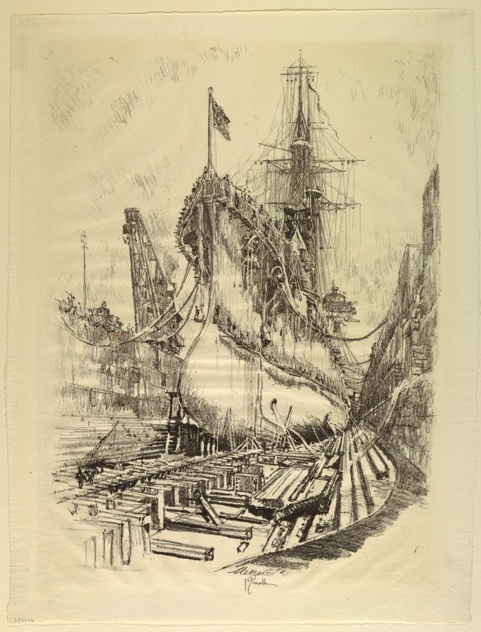 Dry Dockissa tekijältä Joseph Pennell
