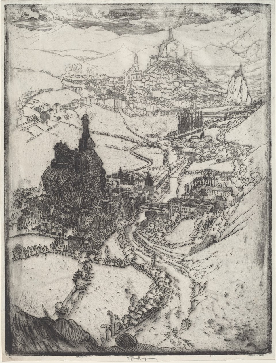 Le Puy tekijältä Joseph Pennell