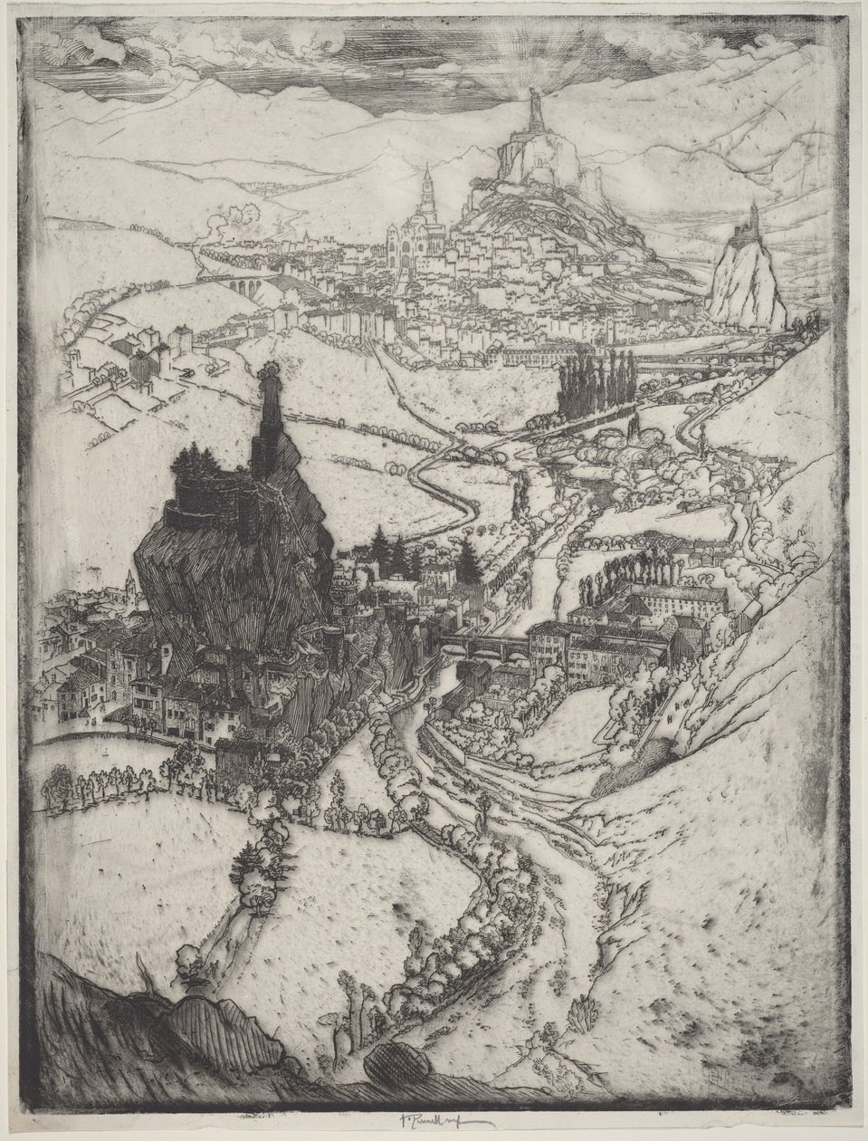 Le Puy tekijältä Joseph Pennell