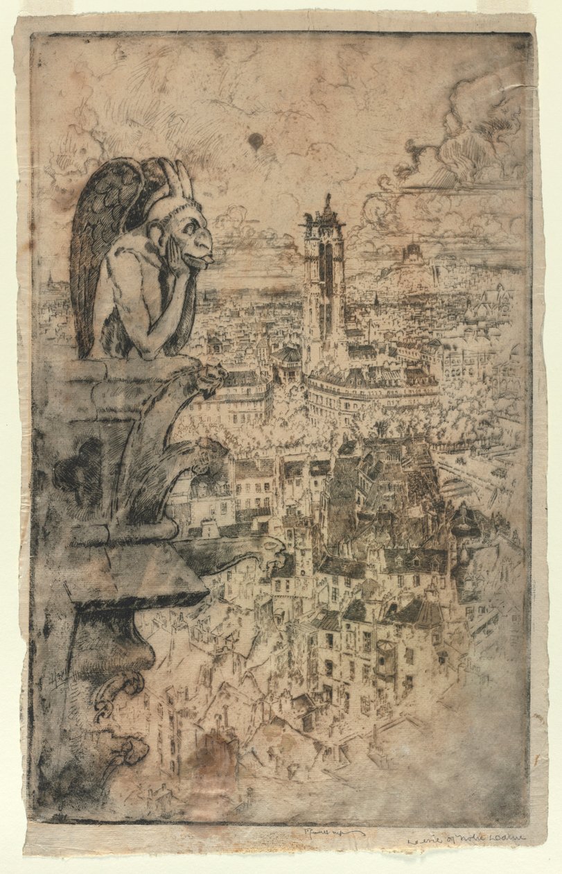 Le Stryge, 1893. tekijältä Joseph Pennell