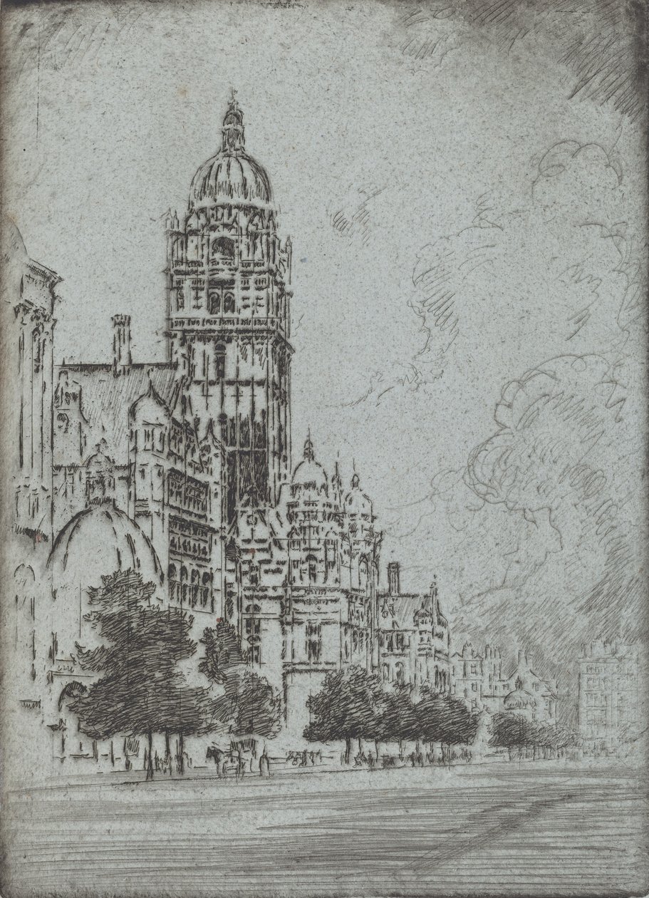 Upea Kensington, 1904. tekijältä Joseph Pennell