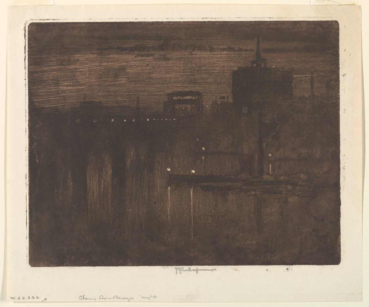 Thamesin sumu tekijältä Joseph Pennell