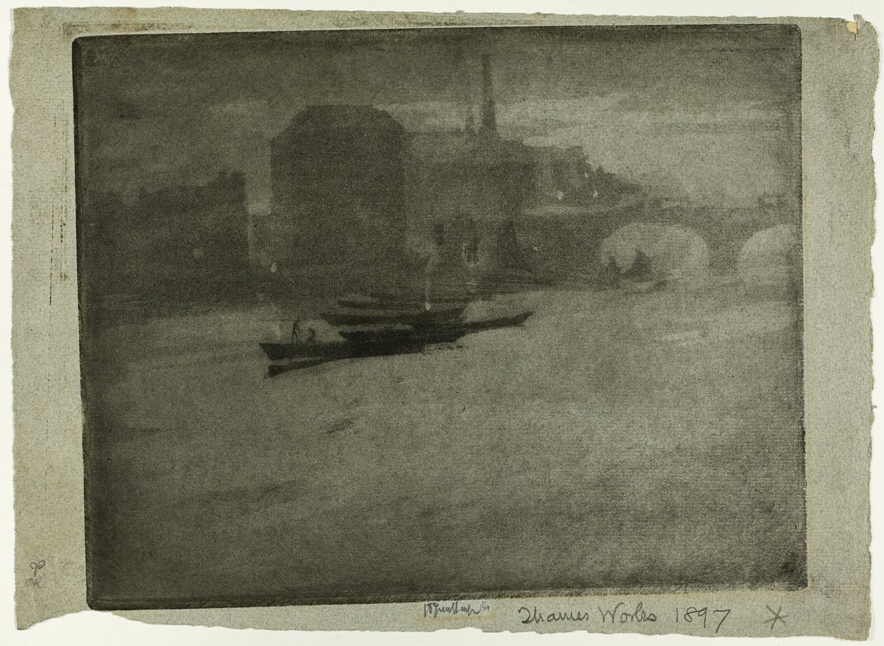 Sumu Thamesissa tekijältä Joseph Pennell