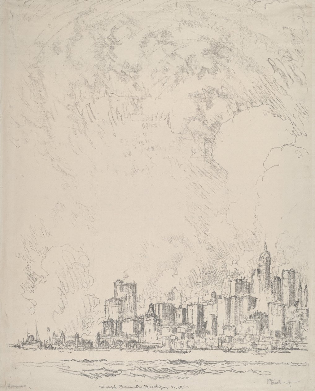 New York Brooklynista tekijältä Joseph Pennell