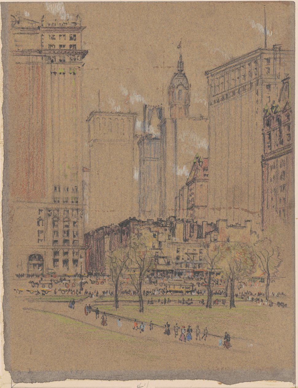 New York, vanha ja uusi tekijältä Joseph Pennell