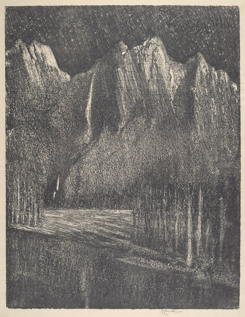 Yö Yosemitessa tekijältä Joseph Pennell