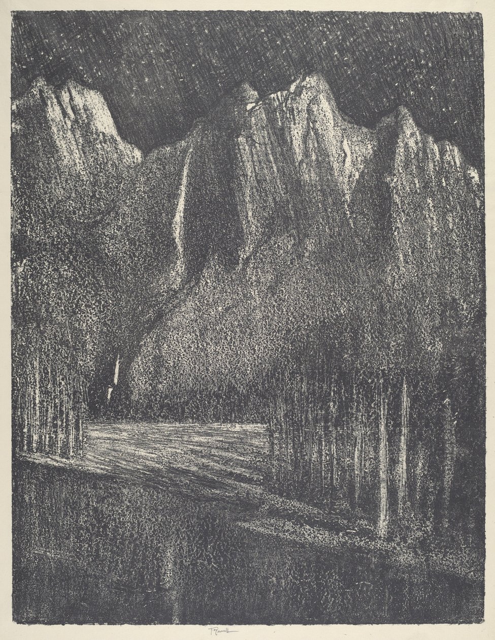 Yö Yosemitessa tekijältä Joseph Pennell