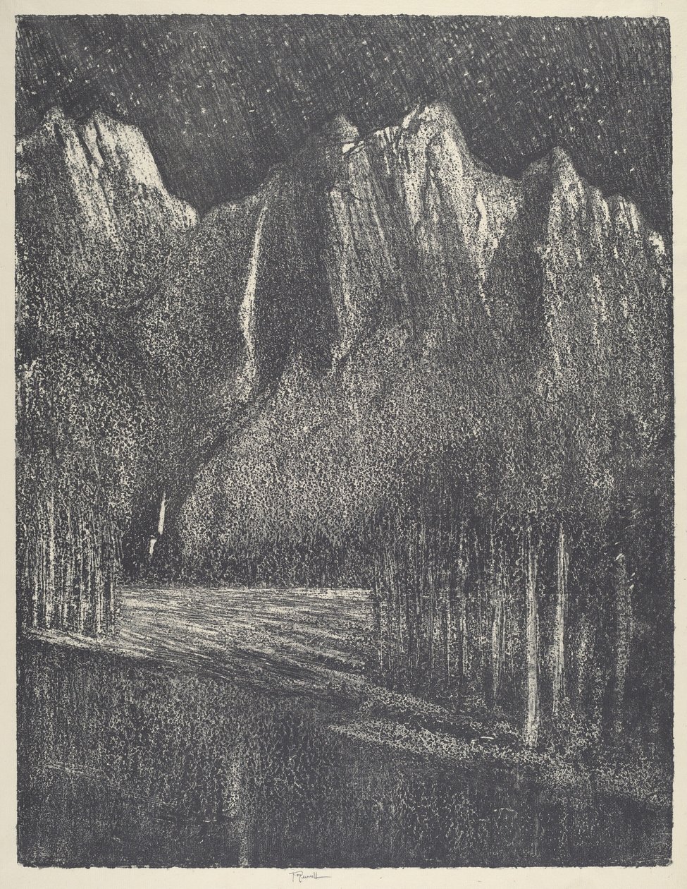 Yö Yosemitessa tekijältä Joseph Pennell
