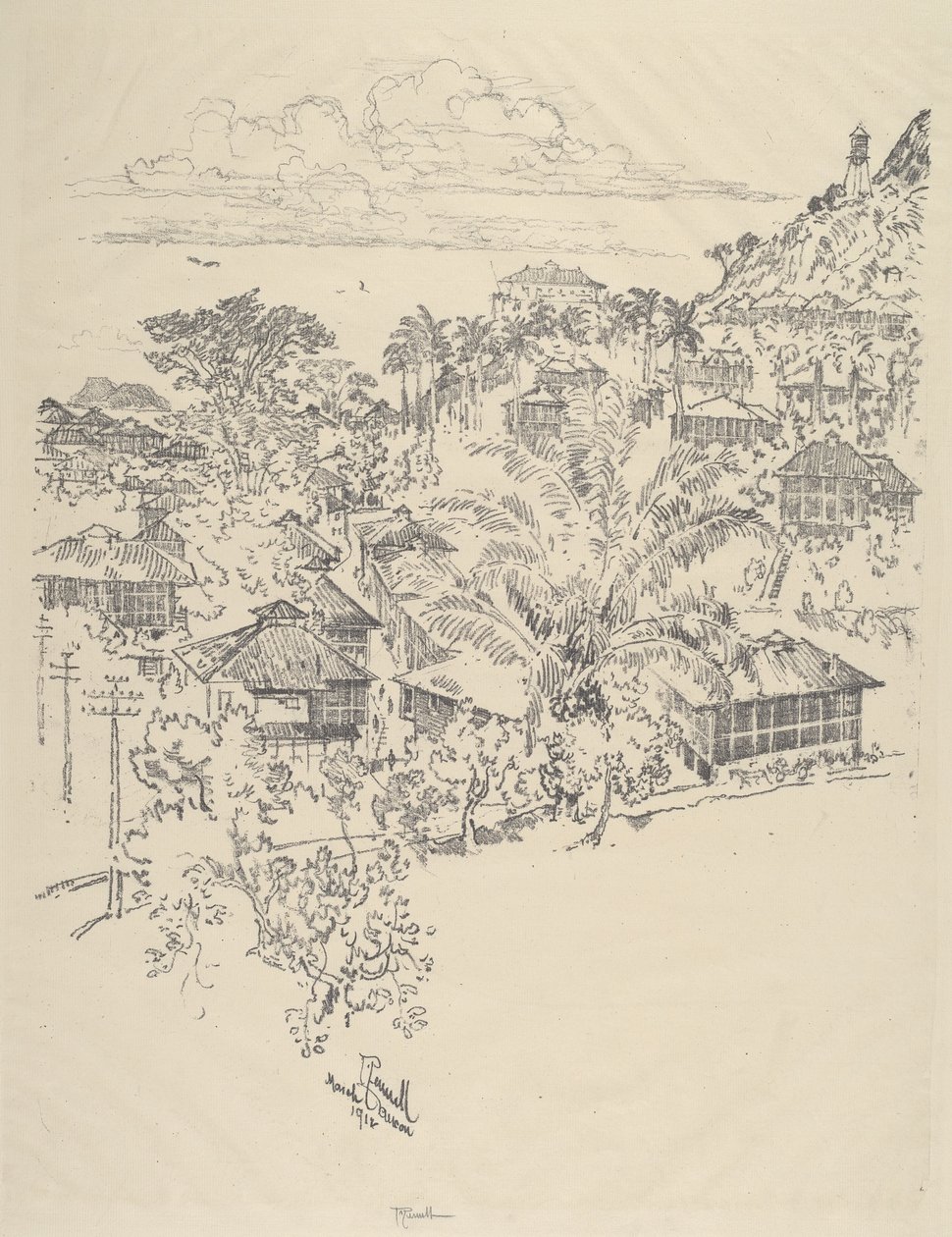 Virallinen Ancon, 1912. tekijältä Joseph Pennell