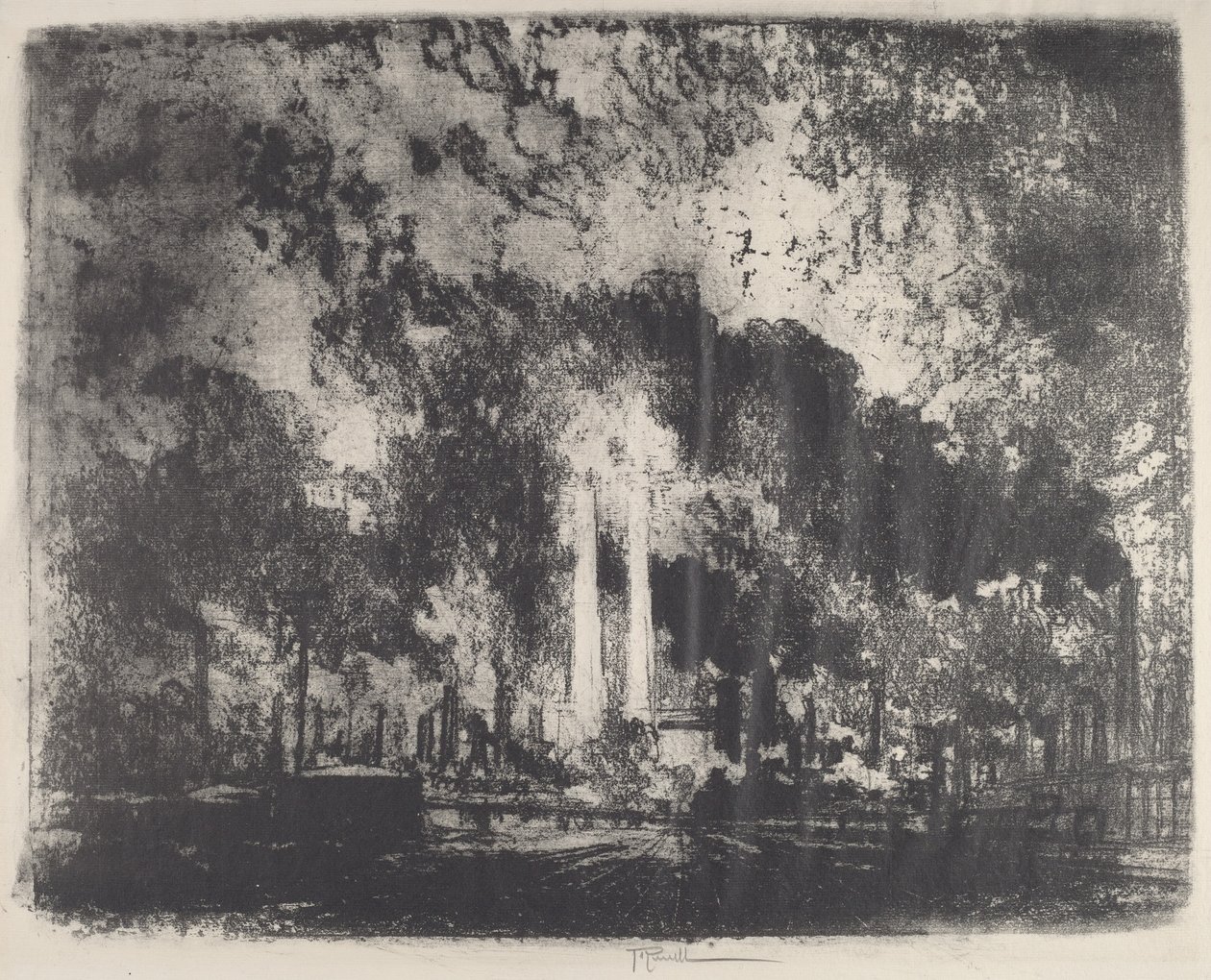 Öljynjalostus, valkoturska, Indiana tekijältä Joseph Pennell